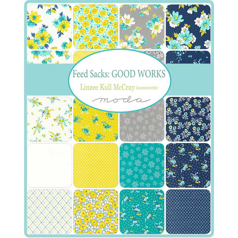 Moda Fabric Pre Cuts Moda Feed Sacks Good Works Layer Cake 23350LC - The Sewing Studio