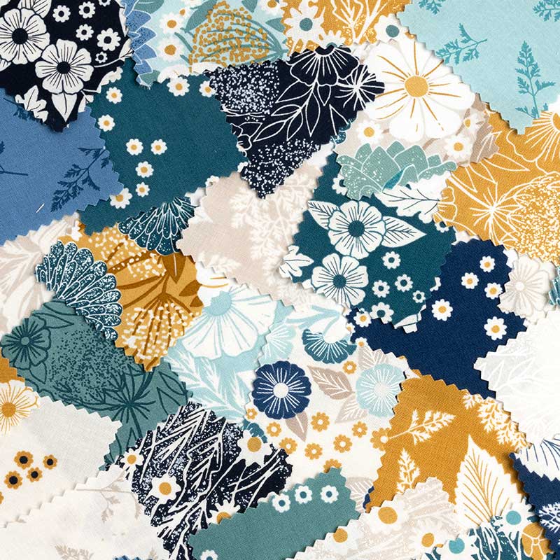 Moda Fabric Pre Cuts Moda Field Of Flowers Charm Pack 3310PP - The Sewing Studio
