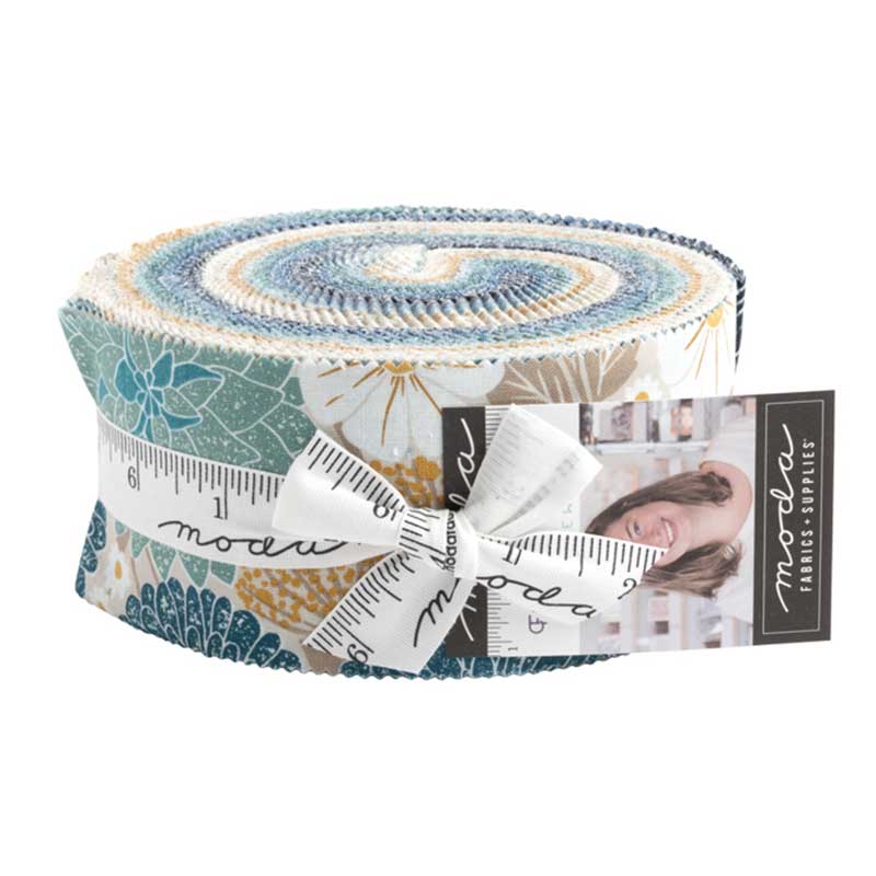 Moda Fabric Pre Cuts Moda Field Of Flowers Jelly Roll 3310JR - The Sewing Studio