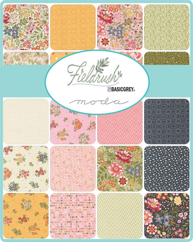 Moda Fabric Pre Cuts Moda Fieldrush Jelly Roll - The Sewing Studio