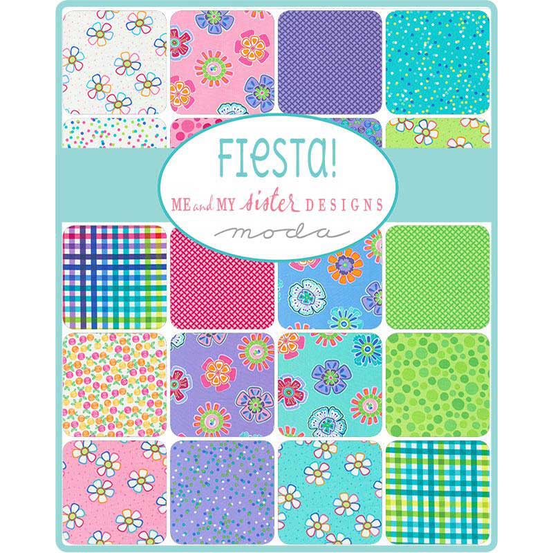 Moda Fabric Pre Cuts Moda Fiesta Jelly Roll 22470JR - The Sewing Studio