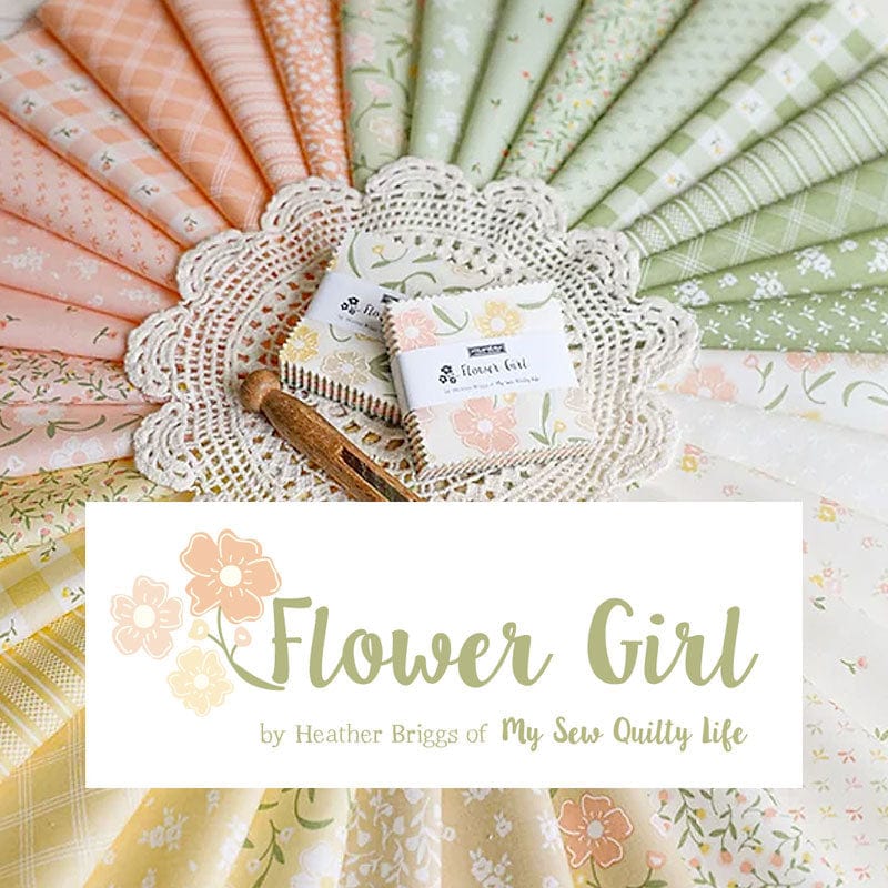 Moda Fabric Pre Cuts Moda Flower Girl Jelly Roll 31730JR - The Sewing Studio