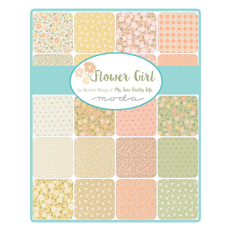 Moda Fabric Pre Cuts Moda Flower Girl Jelly Roll 31730JR - The Sewing Studio