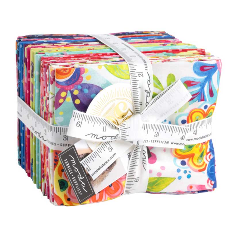 Moda Fabric Pre Cuts Moda Flower Patches Fat Quarter Pack 31 Piece 21820AB - The Sewing Studio