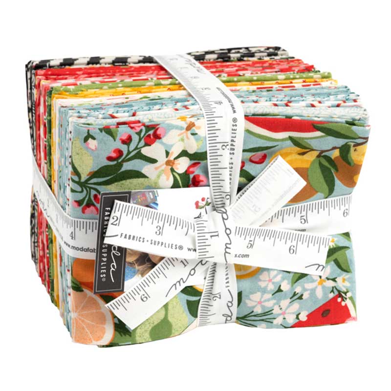 Moda Fabric Pre Cuts Moda Fruit Loop Fat Quarter Pack 30 Piece 30730AB - The Sewing Studio