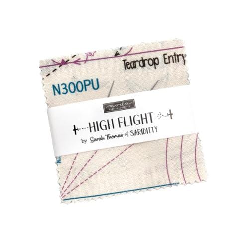 Moda Fabric Pre Cuts Moda High Flight Mini Charm  - The Sewing Studio