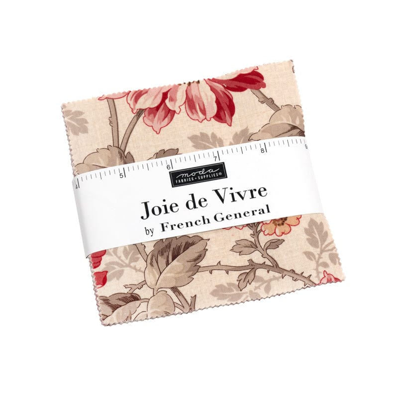 Moda Fabric Pre Cuts Moda Joie De Vivre Charm Pack - The Sewing Studio