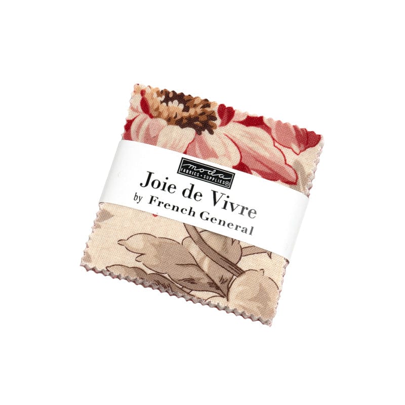 Moda Fabric Pre Cuts Moda Joie De Vivre Mini Charm - The Sewing Studio