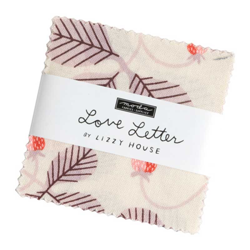 Moda Fabric Pre Cuts Moda Love Letter Mini Charm 37120MC - The Sewing Studio