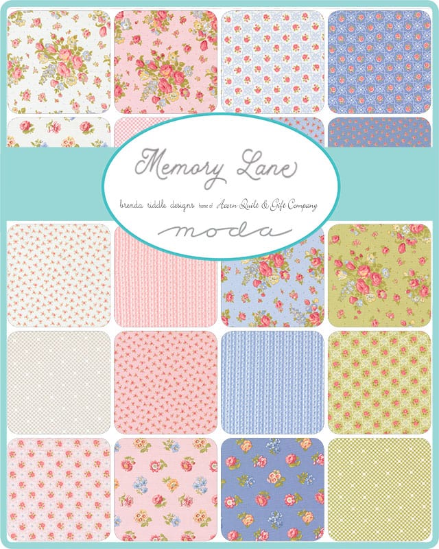 Moda Fabric Pre Cuts Moda Memory Lane Mini Charm  - The Sewing Studio