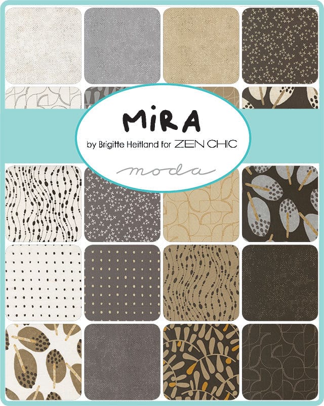 Moda Fabric Pre Cuts Moda Mira Charm Pack - The Sewing Studio