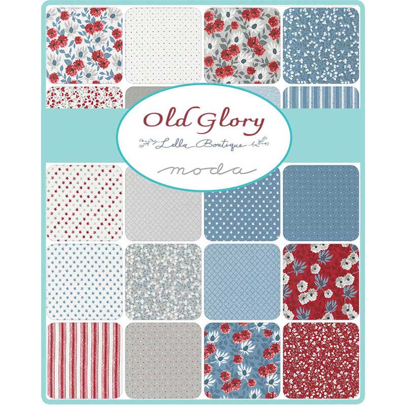 Moda Fabric Pre Cuts Moda Old Glory Charm Pack 5200PP - The Sewing Studio