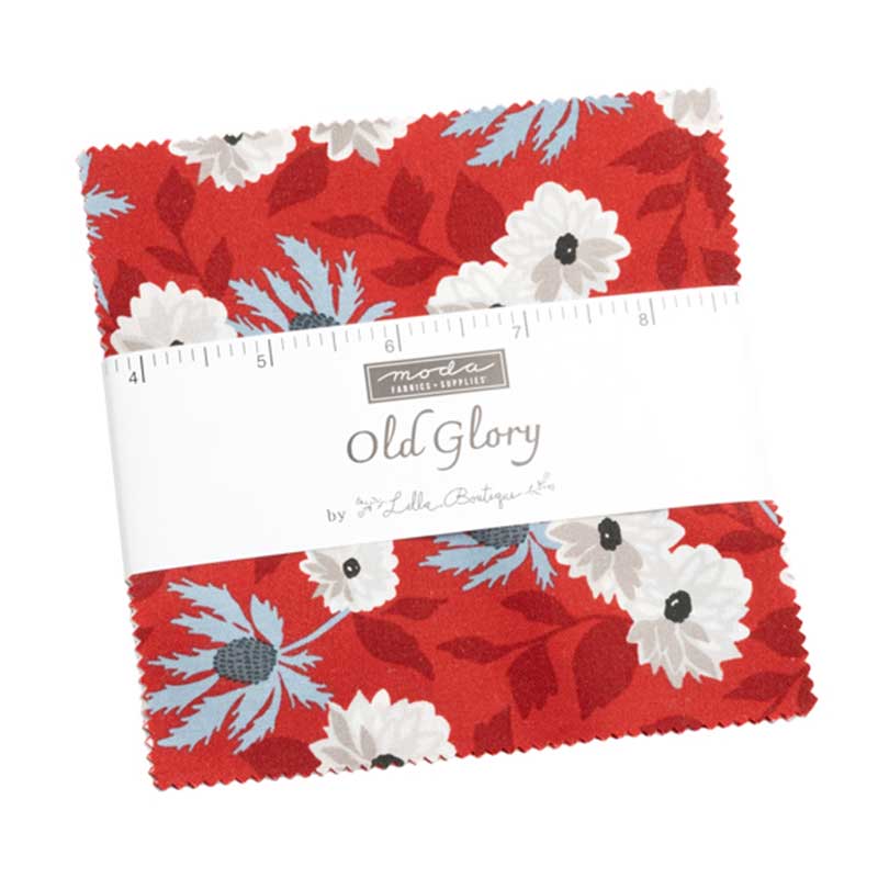 Moda Fabric Pre Cuts Moda Old Glory Charm Pack 5200PP - The Sewing Studio