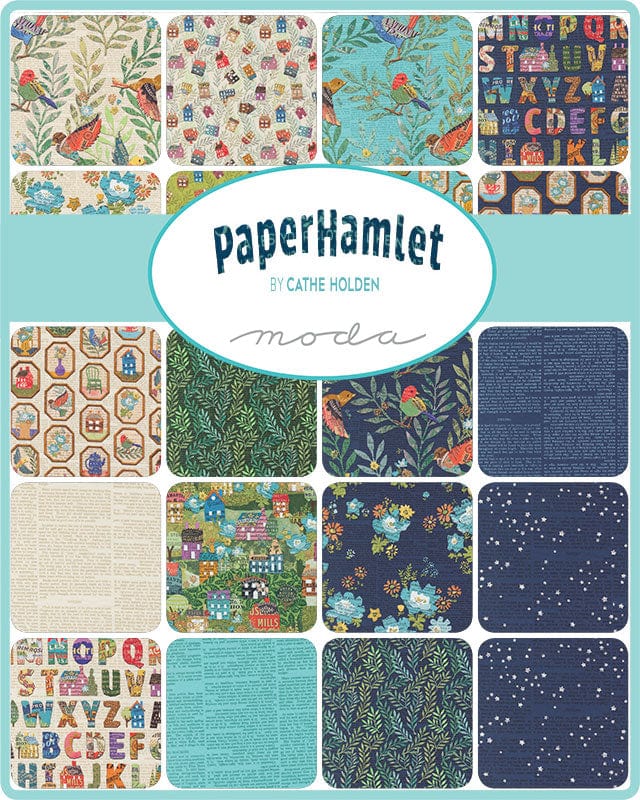 Moda Fabric Pre Cuts Moda Paper Hamlet Layer Cake - The Sewing Studio
