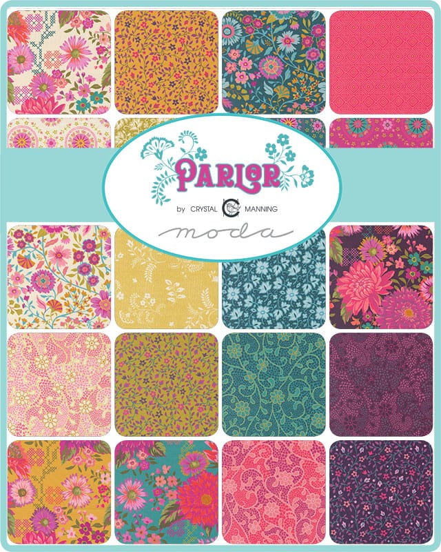 Moda Fabric Pre Cuts Moda Parlor Fat Quarter Bundle - The Sewing Studio