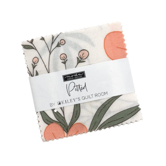 Moda Fabric Pre Cuts Moda Potted Mini Charm  - The Sewing Studio
