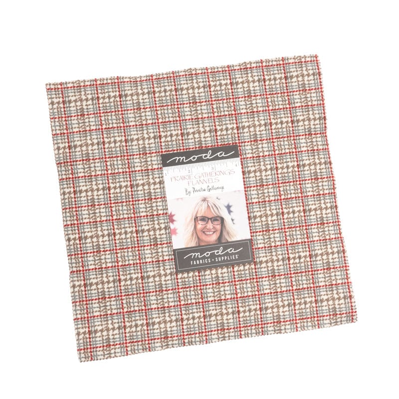 Moda Fabric Pre Cuts Moda Prairie Gatherings Flannels Layer Cake - The Sewing Studio