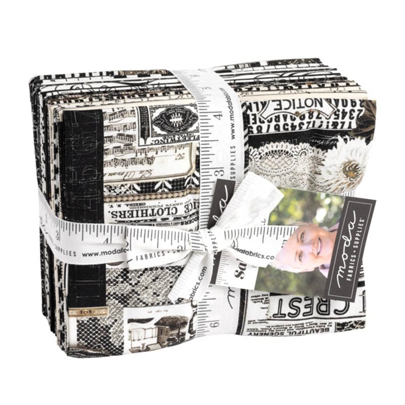 Moda Fabric Pre Cuts Moda Sable Swan Fat Quarter Pack 19 Piece 7440AB - The Sewing Studio