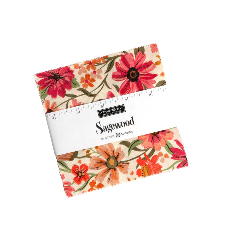Moda Fabric Pre Cuts Moda Sagewood Charm Pack 11950PP - The Sewing Studio