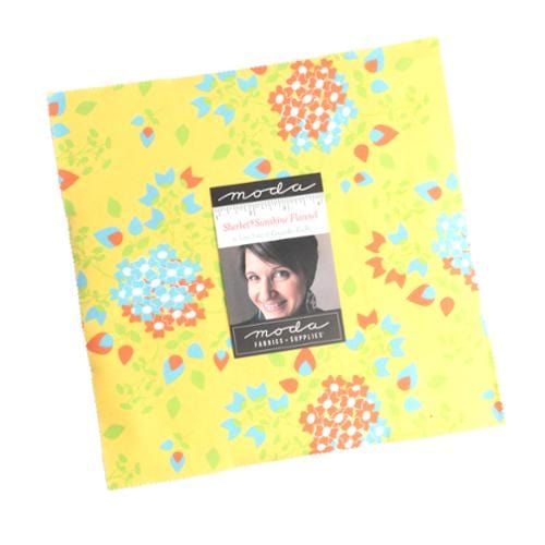 Moda Fabric Pre Cuts Moda Sherbet Sunshine Flannel Layer Cake - The Sewing Studio