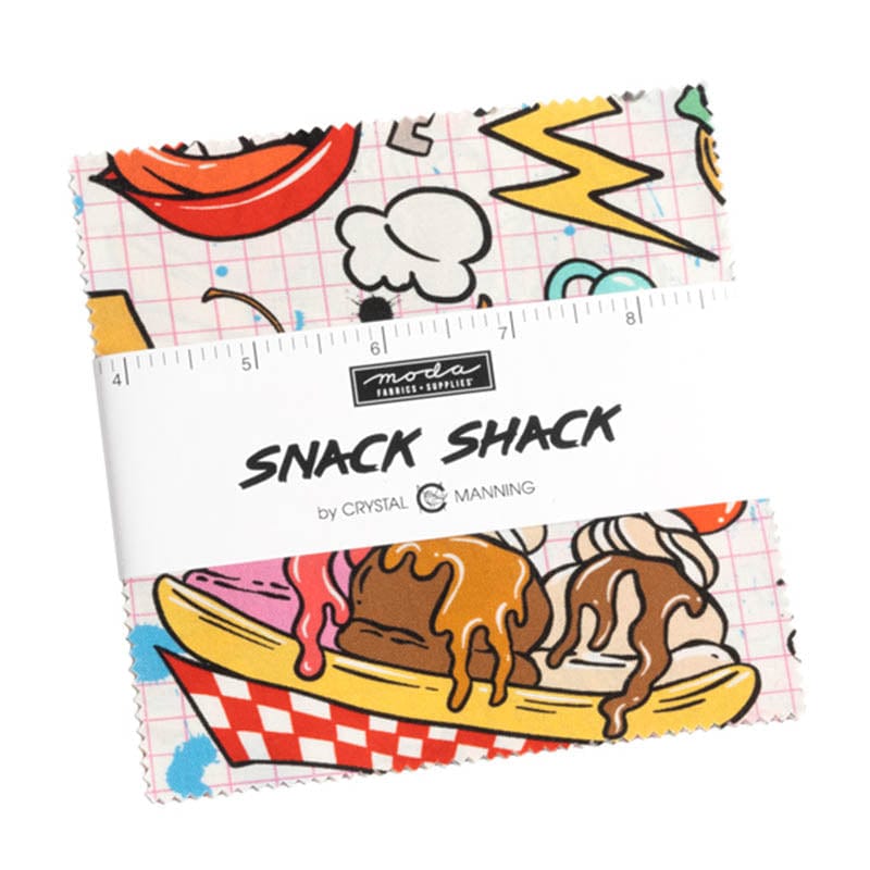 Moda Fabric Pre Cuts Moda Snack Shack Charm Pack 11940PP - The Sewing Studio