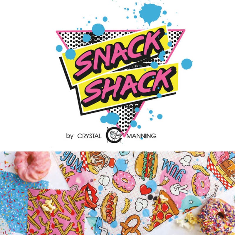 Moda Fabric Pre Cuts Moda Snack Shack Charm Pack 11940PP - The Sewing Studio