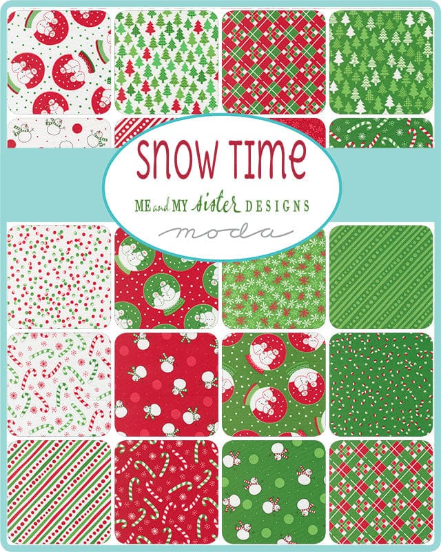 Moda Fabric Pre Cuts Moda Snow Time Layer Cakes - The Sewing Studio