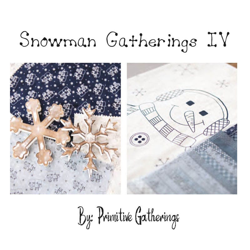 Moda Fabric Pre Cuts Moda Snowman Gatherings IV Jelly Roll 49250JR - The Sewing Studio