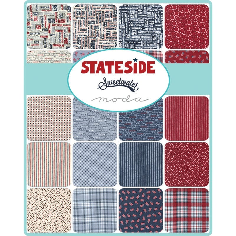 Moda Fabric Pre Cuts Moda Stateside Jelly Roll - The Sewing Studio