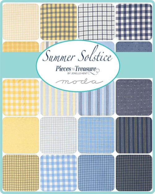 Moda Fabric Pre Cuts Moda Summer Solstice Fat Quarter Bundle 22 Pieces - The Sewing Studio