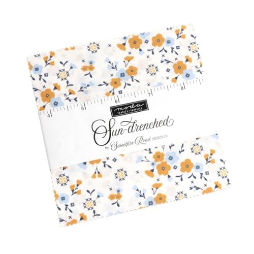 Moda Fabric Pre Cuts Moda Sun Drenched Charm Pack - The Sewing Studio