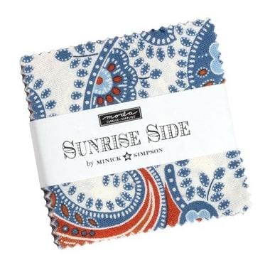 Moda Fabric Pre Cuts Moda Sunrise Side Mini Charm 14960MC - The Sewing Studio