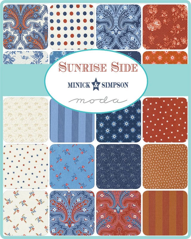 Moda Fabric Pre Cuts Moda Sunrise Side Mini Charm 14960MC - The Sewing Studio