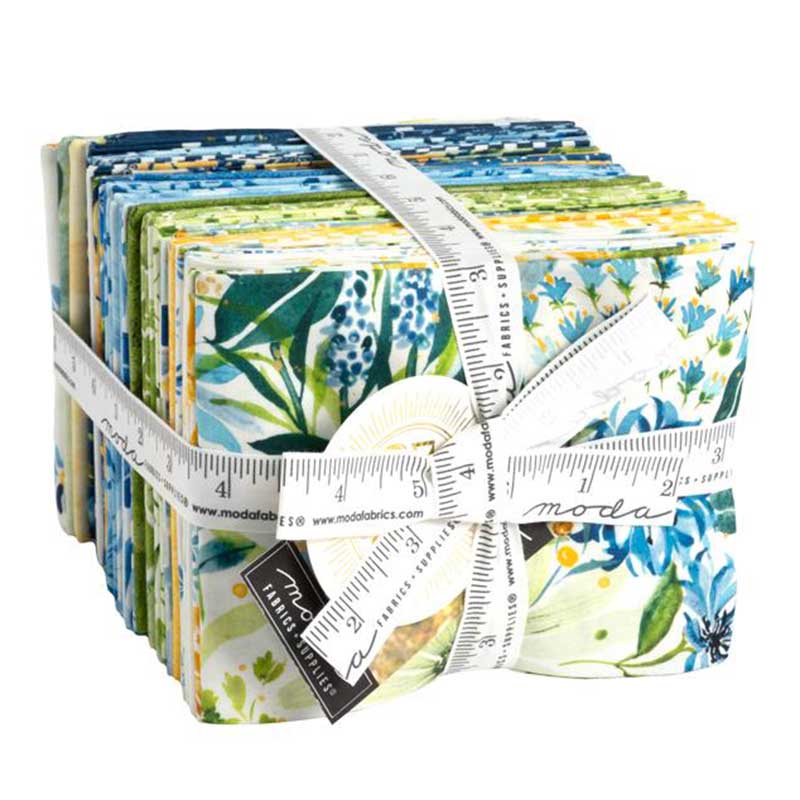 Moda Fabric Pre Cuts Moda Sunshine And Blue Skies Fat Quarter Pack 34 Piece 39820AB - The Sewing Studio