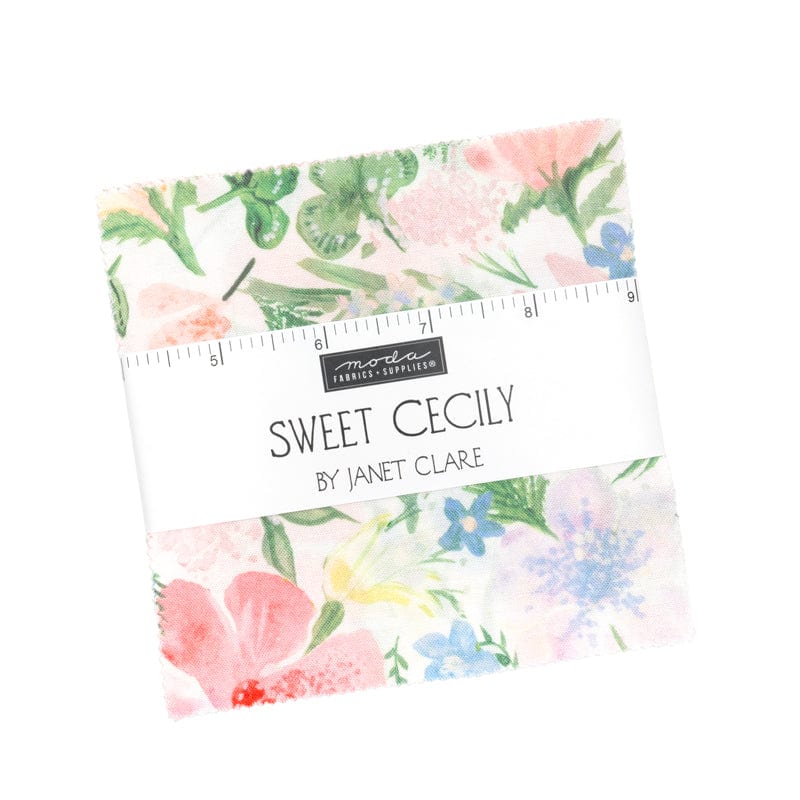 Moda Fabric Pre Cuts Moda Sweet Cecily Charm Pack - The Sewing Studio