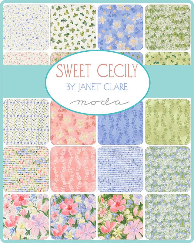 Moda Fabric Pre Cuts Moda Sweet Cecily Mini Charm  - The Sewing Studio