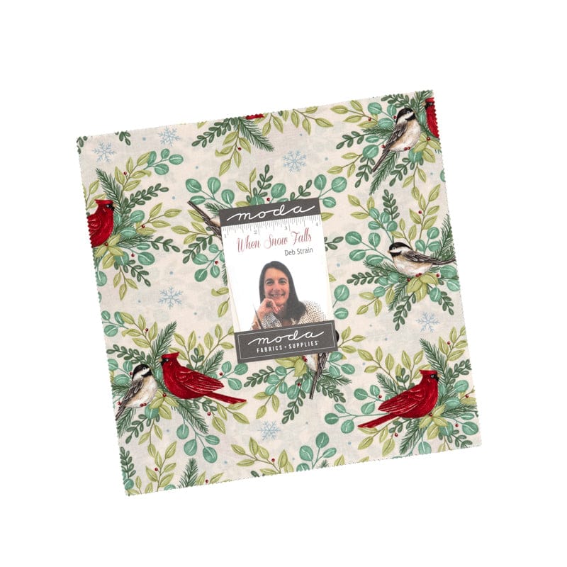 Moda Fabric Pre Cuts Moda When Snow Falls Layer Cake - The Sewing Studio