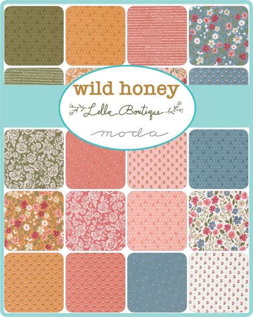 Moda Fabric Pre Cuts Moda Wild Honey Mini Charm  - The Sewing Studio