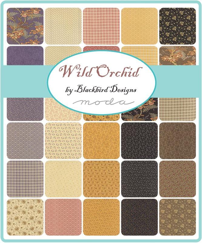 Moda Fabric Pre Cuts Moda Wild Orchid Mini Charm  - The Sewing Studio