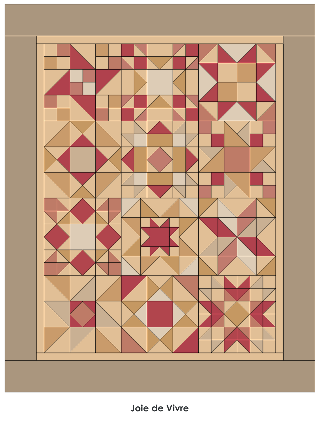 Moda Fabric Quillow - Joie de Vivre - The Sewing Studio