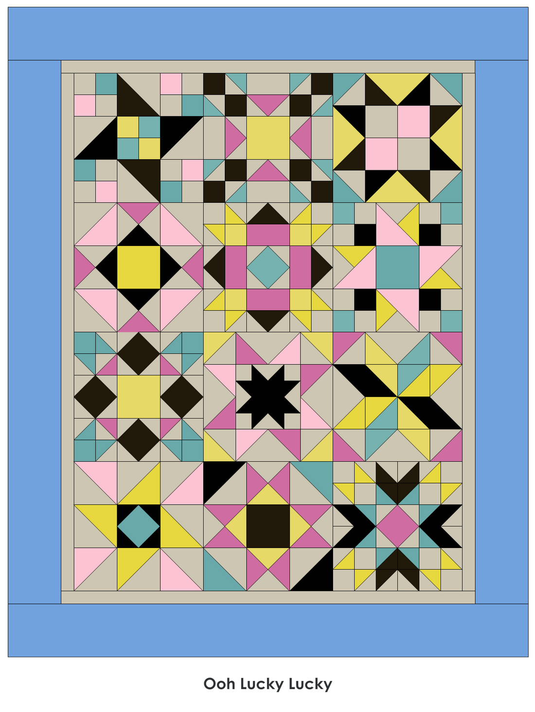 Moda Fabric Quillow - Ooh Lucky Lucky - The Sewing Studio