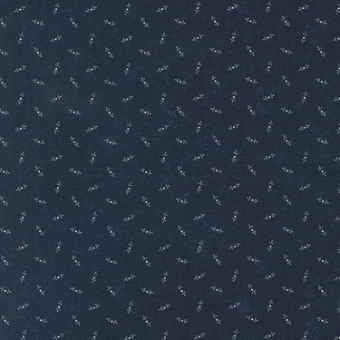 Moda Fluttering Leaves Dots Blue Spruce 9738-14 Main Image