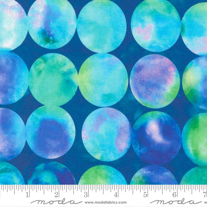 Moda Gradients Auras Big Dots Sapphire 33734-17 Ruler Image