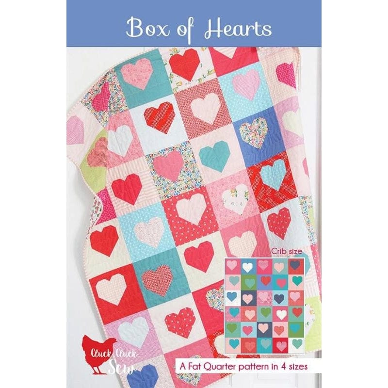 Moda Patterns Box of Hearts Quilt Pattern - The Sewing Studio