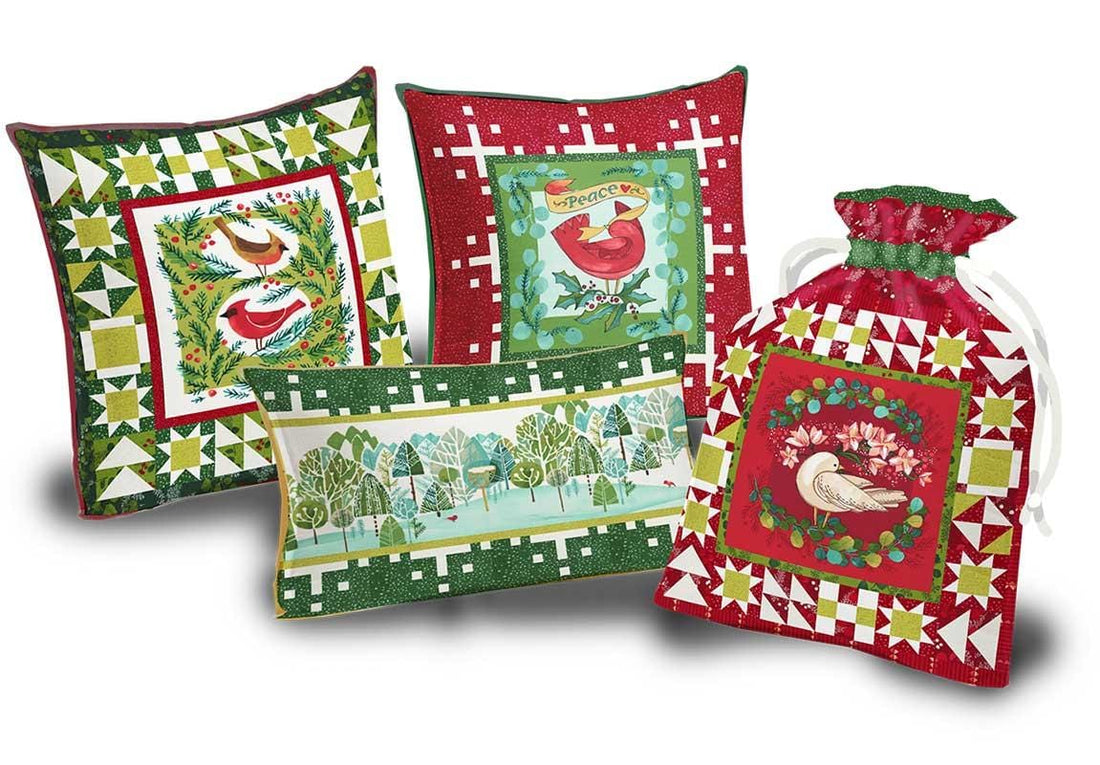 Moda Patterns Moda Winterly Beautiful Borders for Bags and Pillows Pattern - The Sewing Studio