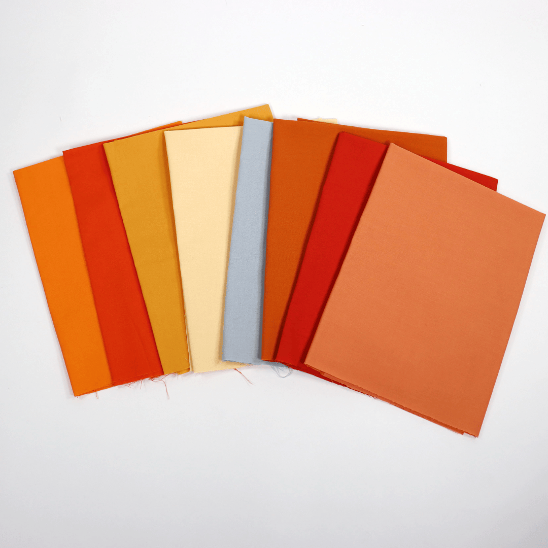 Moda Bella Solids Pumpkin Patch 8 Piece Fat Quarter Bundle