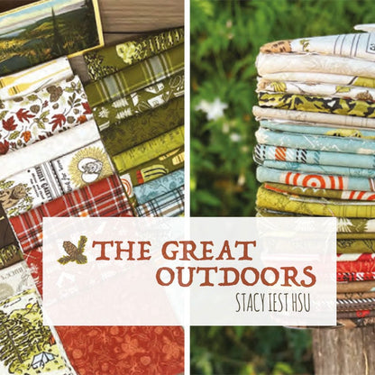 Moda The Great Outdoors Fabric Panel 20886-11 Lifestyle Image
