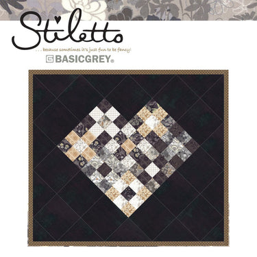 Free Pattern: Stiletto Nine Patch Heart Mini Quilt