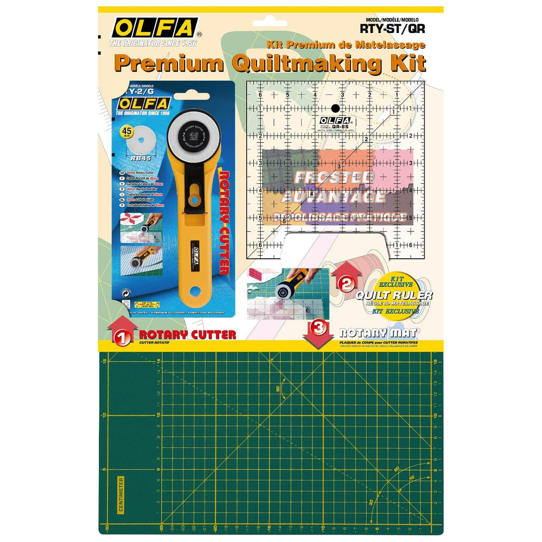 Olfa Rotary Cutters Olfa Premium Quiltmaking Kit - The Sewing Studio