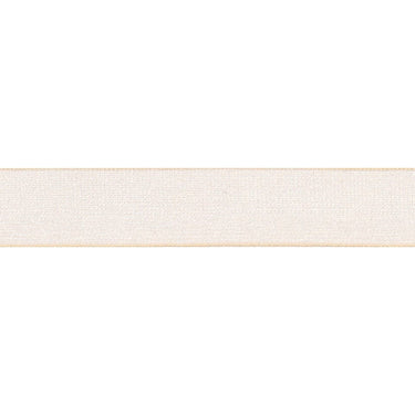 Super Sheer Ribbon: 15mm: Cream. Price per metre.